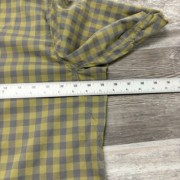 Alaskan Hardgear Mens XLT‎ Slim Fit Gingham Check Short Sleeve Button Up Shirt - Picture 7 of 9